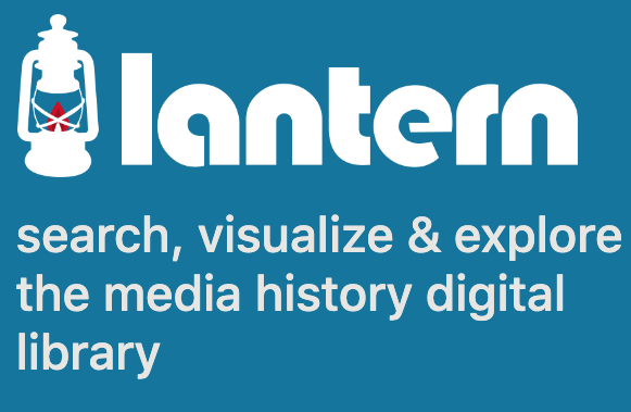 Logo for Lantern, the media history digital library search engine